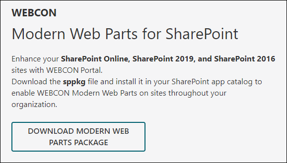Modern Web Parts